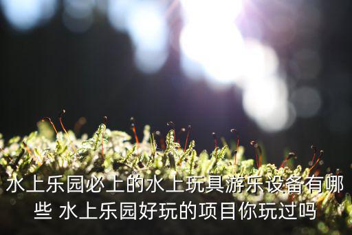 大喇叭滑梯，水上大喇叭和過山車哪個嚇人