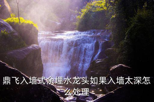 鼎飛入墻式余埋水龍頭如果入墻太深怎么處理
