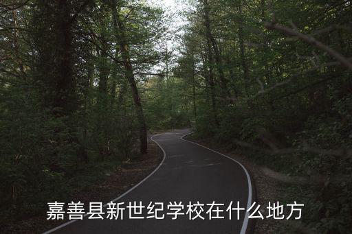 嘉善縣新世紀學校在什么地方