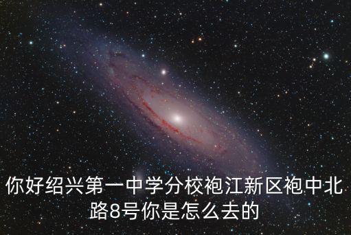 你好紹興第一中學分校袍江新區袍中北路8號你是怎么去的