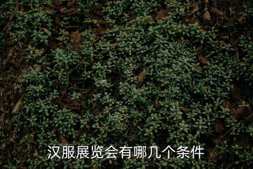 漢服展覽會有哪幾個條件