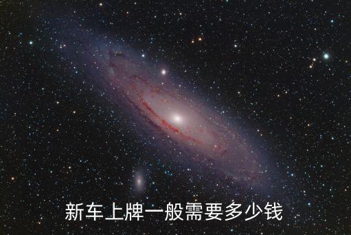 新車上牌一般需要多少錢