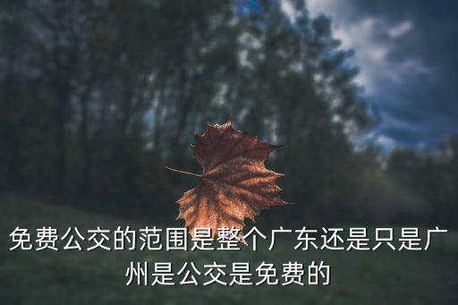 免費(fèi)公交，有誰(shuí)知道中國(guó)唯一一所公交車免費(fèi)的城市是哪里