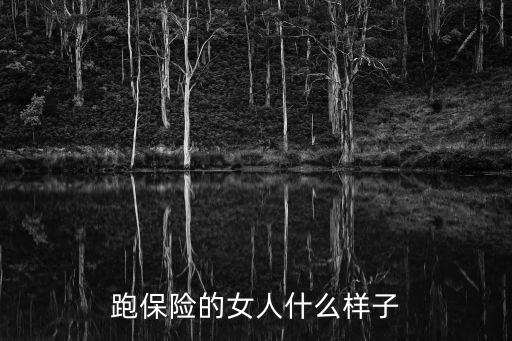 跑保險的女人什么樣子