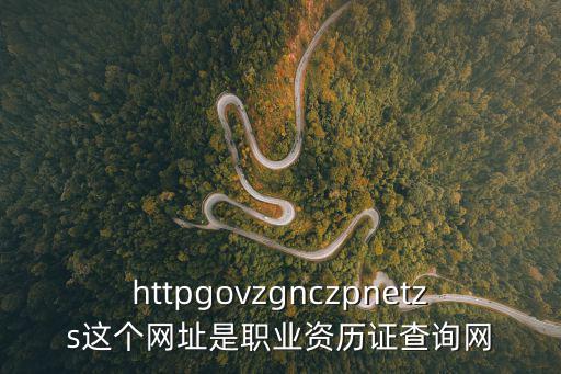 國家證書查詢網(wǎng)，httpgovzgnczpnetzs這個網(wǎng)址是職業(yè)資歷證查詢網(wǎng)