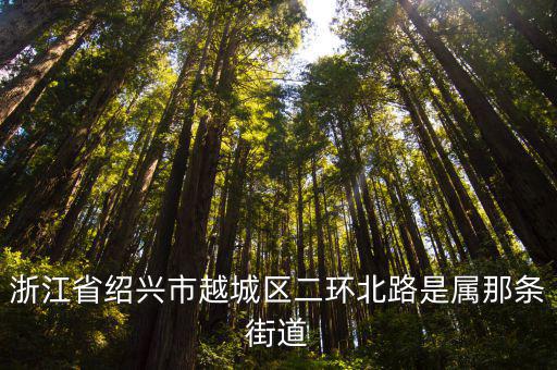 浙江省紹興市越城區(qū)二環(huán)北路是屬那條街道