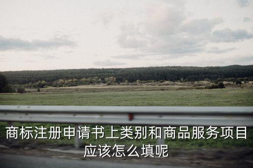 商標(biāo)注冊(cè)申請(qǐng)書上類別和商品服務(wù)項(xiàng)目應(yīng)該怎么填呢