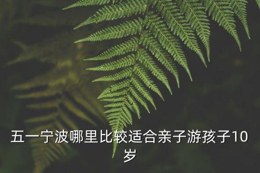 五一寧波哪里比較適合親子游孩子10歲