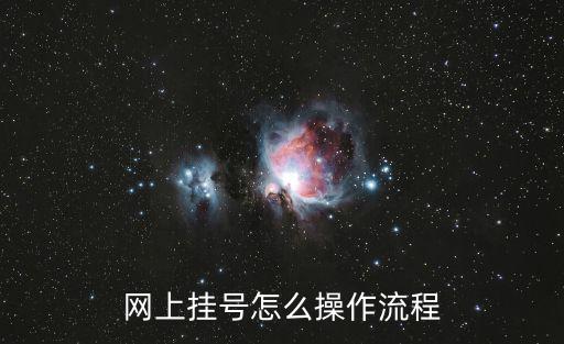 網上掛號怎么操作流程