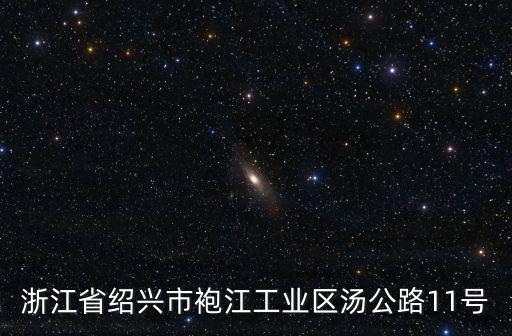 浙江省紹興市袍江工業區湯公路11號