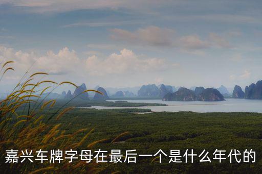 嘉興車牌字母在最后一個是什么年代的