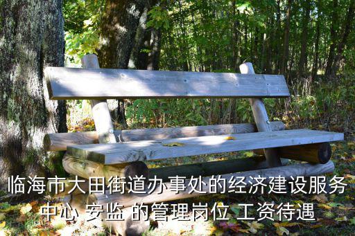 臨海市大田街道辦事處的經濟建設服務中心 安監 的管理崗位 工資待遇