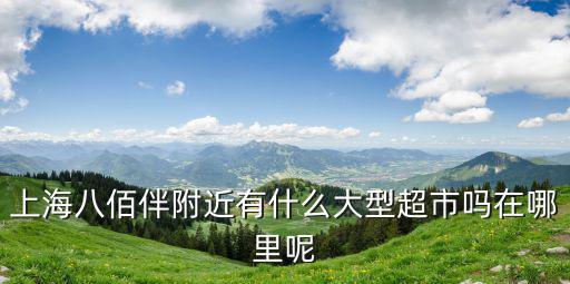 八佰伴購物商場，上海八佰伴附近有什么大型超市嗎在哪里呢