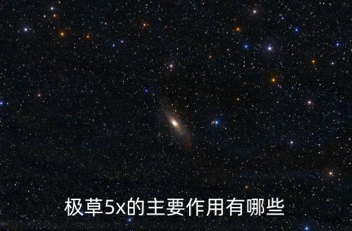 極草5x的主要作用有哪些