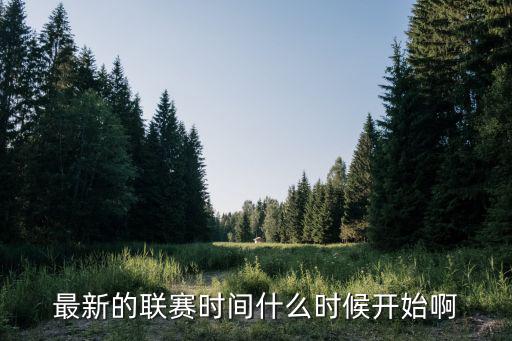 最新的聯賽時間什么時候開始啊