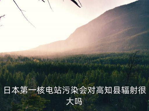 日本第一核電站污染會(huì)對(duì)高知縣輻射很大嗎