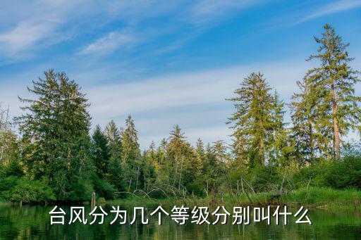 臺風的等級，臺風6個等級