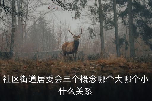 街道居委會，社區(qū)街道居委會三個(gè)概念哪個(gè)大哪個(gè)小什么關(guān)系