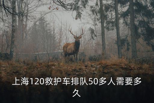 上海120救護(hù)車排隊(duì)50多人需要多久