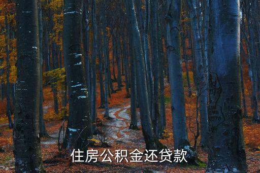 住房公積金還貸款