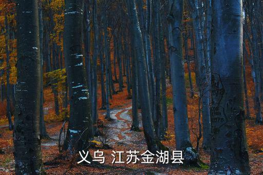 義烏 江蘇金湖縣
