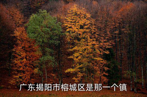 廣東揭陽(yáng)市榕城區(qū)是那一個(gè)鎮(zhèn)