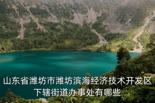 濰坊街道，濰坊街道名字都有哪些 詳細點