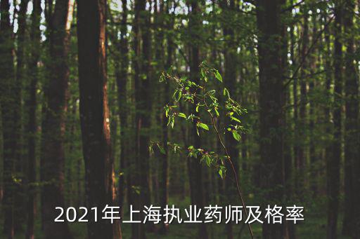 2021年上海執業藥師及格率