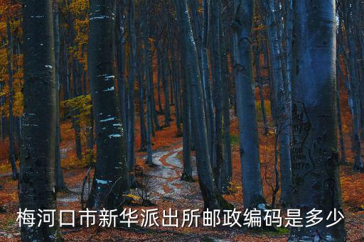 梅河口市新華派出所郵政編碼是多少