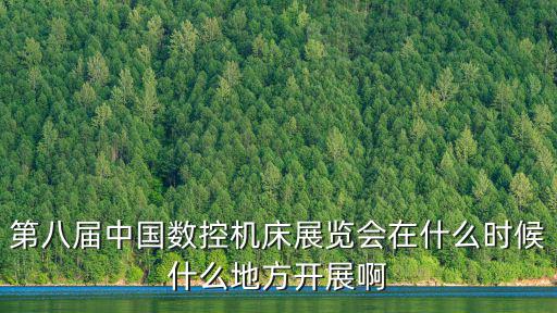 第八屆中國數(shù)控機(jī)床展覽會(huì)在什么時(shí)候什么地方開展啊