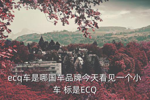 ecq車是哪國車品牌今天看見一個小車 標是ECQ