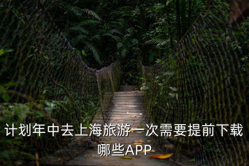 計劃年中去上海旅游一次需要提前下載哪些APP