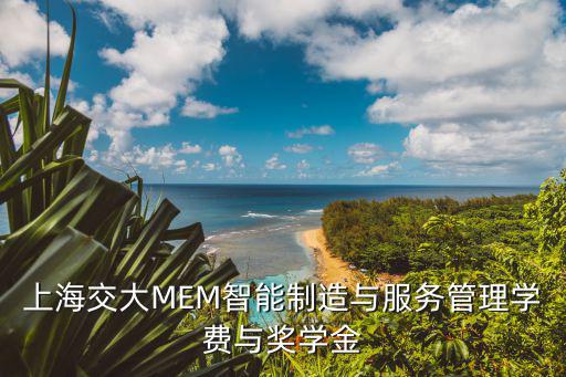 上海交大MEM智能制造與服務(wù)管理學(xué)費(fèi)與獎(jiǎng)學(xué)金