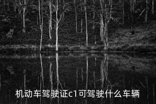 機(jī)動(dòng)車(chē)駕駛證c1，機(jī)動(dòng)車(chē)駕駛證c1可駕駛什么車(chē)輛