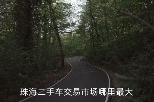 珠海二手車交易市場哪里最大