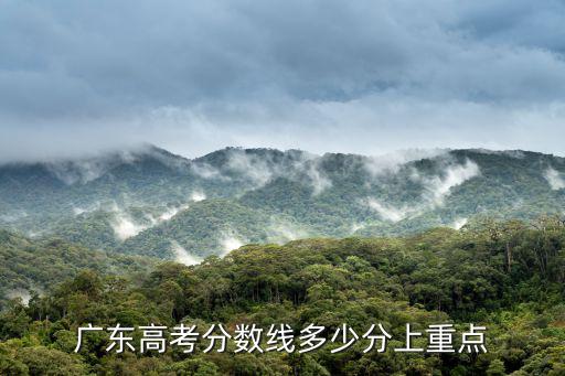 廣東高考分數(shù)線多少分上重點