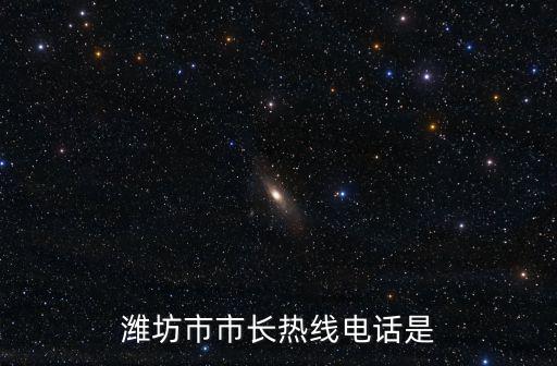 濰坊市市長熱線電話是