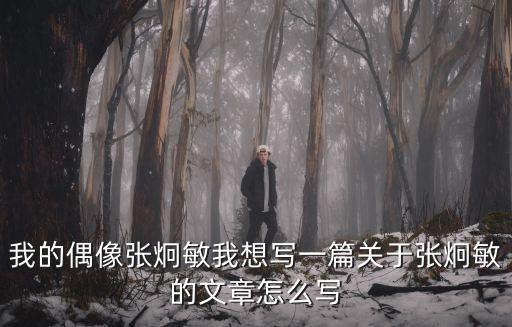 張烔敏，張炯敏喜歡什么樣的女生
