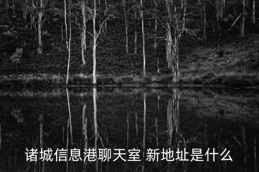 諸城信息港聊天室 新地址是什么