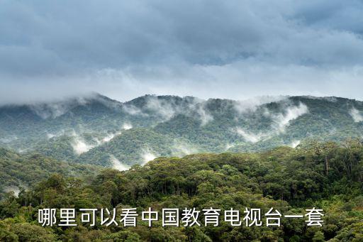 哪里可以看中國教育電視臺一套