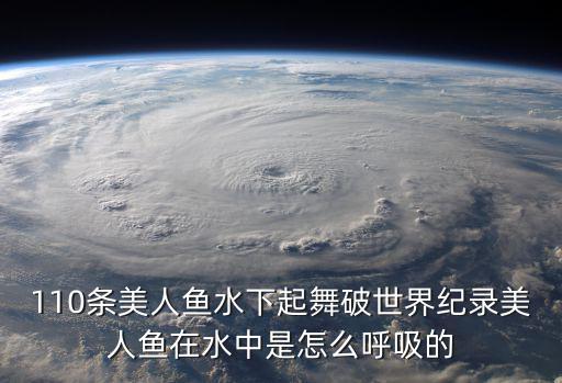 110條美人魚水下起舞破世界紀錄美人魚在水中是怎么呼吸的