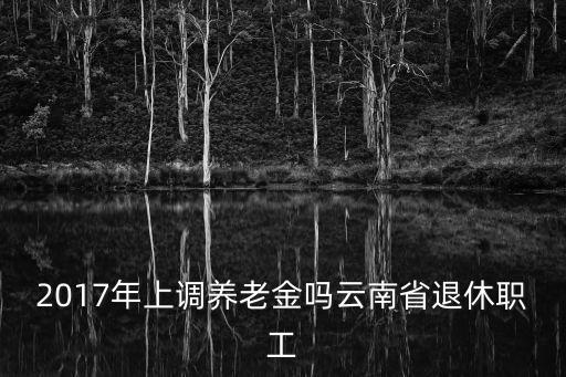 2017年上調養老金嗎云南省退休職工