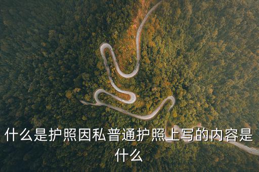 什么是護(hù)照，什么是護(hù)照因私普通護(hù)照上寫的內(nèi)容是什么