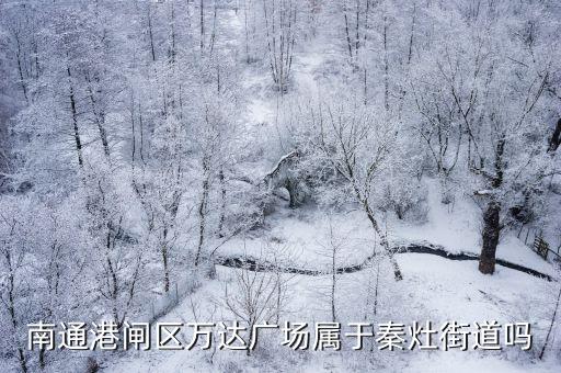 南通港閘區萬達廣場屬于秦灶街道嗎