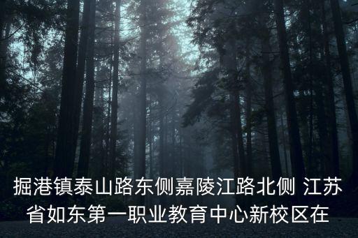 掘港鎮，掘港縣在哪