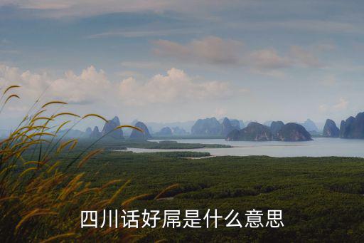 四川話好屌是什么意思