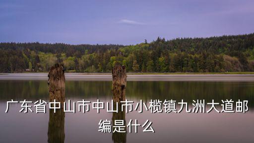 廣東省中山市中山市小欖鎮九洲大道郵編是什么