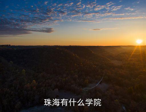 珠海有什么學院