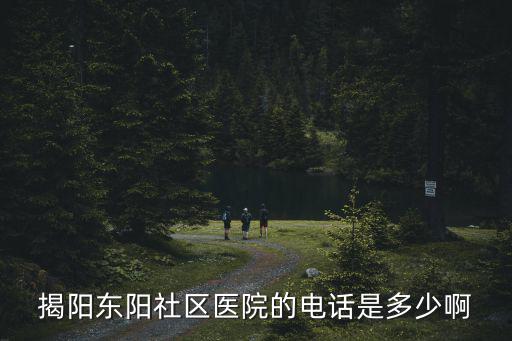 揭陽東陽社區醫院的電話是多少啊