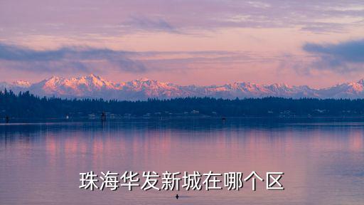 珠海華發新城在哪個區